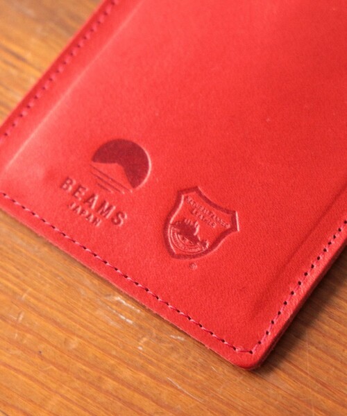 BEAMS JAPAN（ビームス　ジャパン）の「栃木レザー バネ口 ポーチ（カードケース・レディース・ブラック/ベージュ/レッド・ONE SIZE）」の15枚目の写真