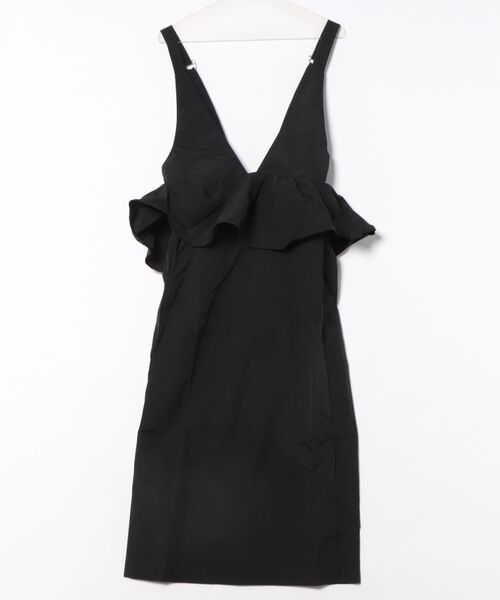 STYLEBLOCK（スタイルブロック）の「タスロンペプラムキャミワンピース（ワンピース・レディース・ライトベージュ/オリーブ/ブラック・M）」の2枚目の写真