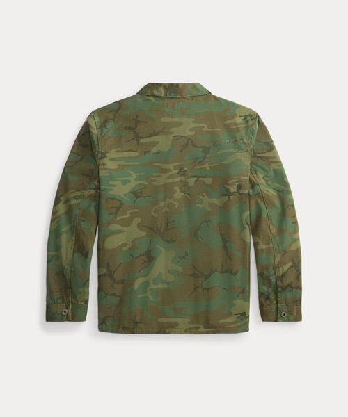 RRL リップストップ カモジャケット M 迷彩 カモ リップストップ オーバーシャツ（シャツ/ブラウス）｜RRL（ダブル