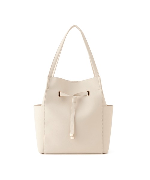 VIS(ビス)の「【復刻/WEB限定】フロントタイトートバッグ/A4対応,軽量(トートバッグ・レディース・ブラック/ブラウン/キナリ・FREE)」の18枚目の写真