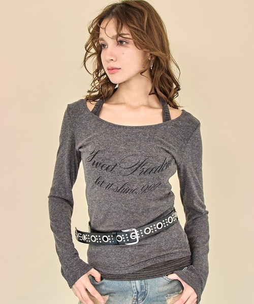 ANAP(アナップ)の「ハトメスタッズベルト(ベルト・レディース・ブラウン/ブラック・F)」の11枚目の写真