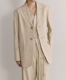 ADAM ET ROPE' | 【EMOELLE】シルクネップシングルジャケット(テーラードジャケット)