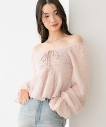 Heather（ヘザー）の「2WAYジャガードブラウス　660888（シャツ/ブラウス）」