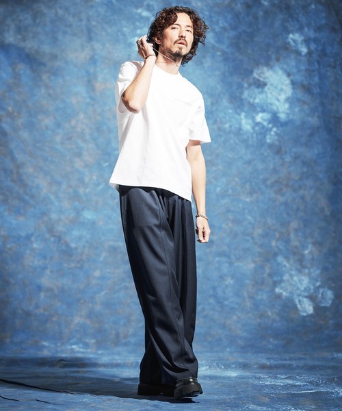 Jih Nunc(ジーヌンク)の「mt10231-オーガニックコットンプリントTシャツ(JIH-R1183)(Tシャツ/カットソー・メンズ・ブラック/パープル/ホワイト・L/M/S)」の8枚目の写真