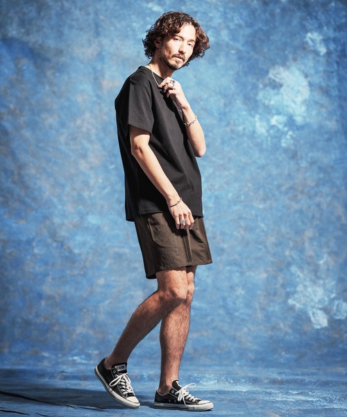 Jih Nunc(ジーヌンク)の「mt10231-オーガニックコットンプリントTシャツ(JIH-R1183)(Tシャツ/カットソー・メンズ・ブラック/パープル/ホワイト・L/M/S)」の13枚目の写真