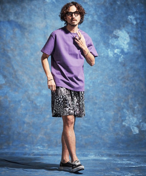 Jih Nunc(ジーヌンク)の「mt10231-オーガニックコットンプリントTシャツ(JIH-R1183)(Tシャツ/カットソー・メンズ・ブラック/パープル/ホワイト・L/M/S)」の17枚目の写真