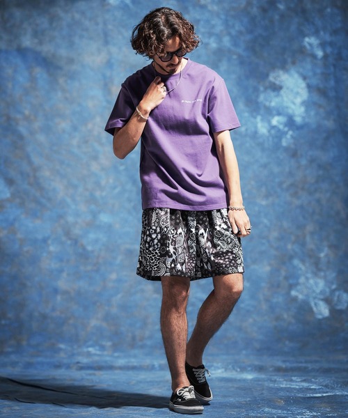Jih Nunc(ジーヌンク)の「mt10231-オーガニックコットンプリントTシャツ(JIH-R1183)(Tシャツ/カットソー・メンズ・ブラック/パープル/ホワイト・L/M/S)」の18枚目の写真