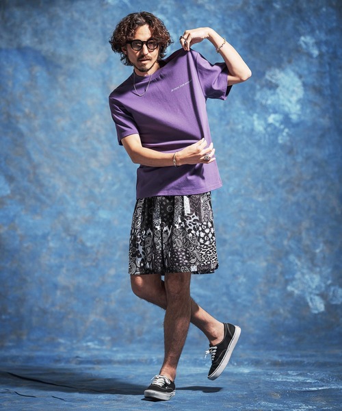 Jih Nunc(ジーヌンク)の「mt10231-オーガニックコットンプリントTシャツ(JIH-R1183)(Tシャツ/カットソー・メンズ・ブラック/パープル/ホワイト・L/M/S)」の19枚目の写真