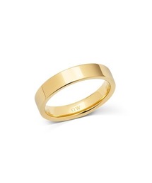 Line Ring Polished 4.5MM ポリッシュ仕上げ ローズゴールド／ゴールド／シルバー