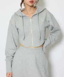 rienda | 【セットアップ対応】ビスチェディティールフードスウェット 春服(スウェット)