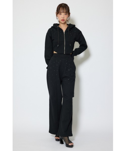 rienda（リエンダ）の「【セットアップ対応】ビスチェディティールフードスウェット　春服（スウェット・レディース・杢グレー/アイボリー/ブラック・FREE）」の7枚目の写真