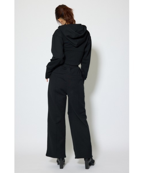 rienda（リエンダ）の「【セットアップ対応】ビスチェディティールフードスウェット　春服（スウェット・レディース・杢グレー/アイボリー/ブラック・FREE）」の9枚目の写真