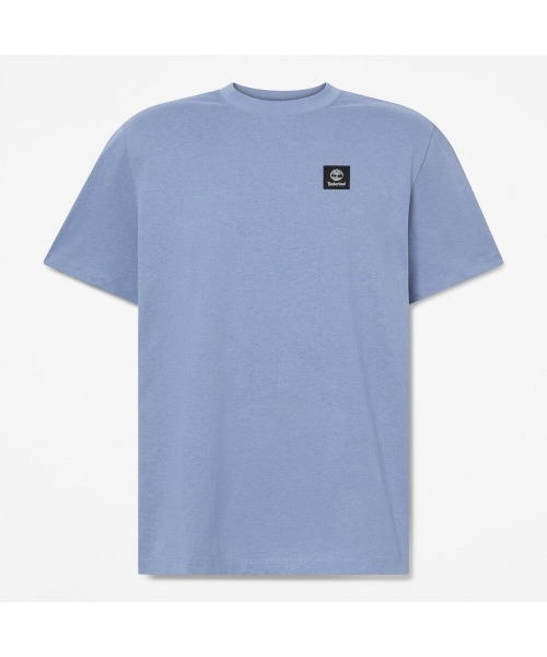 Timberland（ティンバーランド）の「半袖 ウーブン バッジ Tシャツ メンズ（Tシャツ/カットソー・メンズ・ライトブルー・LARGE/XX-LARGE/X-LARGE/SMALL/MEDIUM）」の5枚目の写真