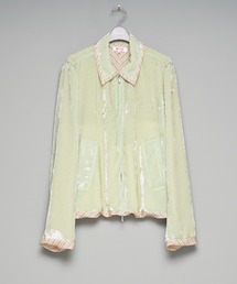 MASU | 【M A S U】UNEVEN VELVET JACKET(その他トップス)