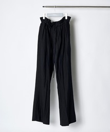 RUMCHE（ラムシェ）の「Gathered Tuck Wide Trousers / ギャザータックワイドパンツ（スラックス）」
