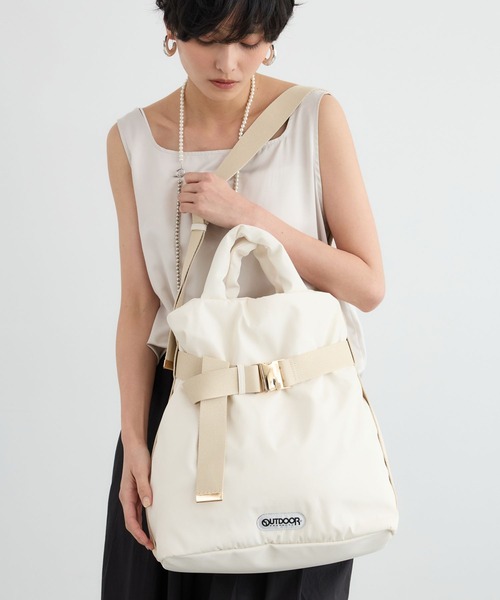 OUTDOOR PRODUCTS（アウトドアプロダクツ）の「BARNYARDSTORM / OUTDOORPRODUCTS / ビッグトート【WEB限定】（トートバッグ・レディース・ブラック/ブラック系その他4/ホワイト系その他・FREE）」の2枚目の写真