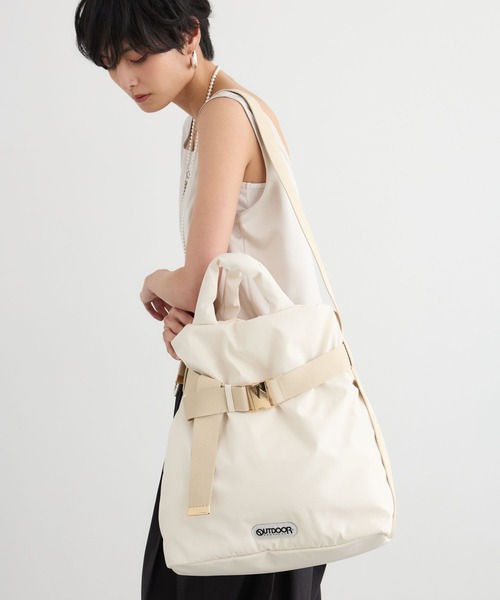 OUTDOOR PRODUCTS（アウトドアプロダクツ）の「BARNYARDSTORM / OUTDOORPRODUCTS / ビッグトート【WEB限定】（トートバッグ・レディース・ブラック/ブラック系その他4/ホワイト系その他・FREE）」の5枚目の写真