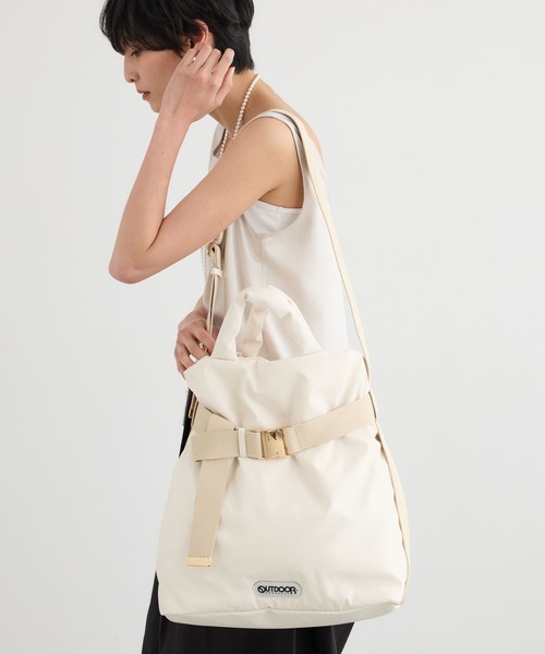 OUTDOOR PRODUCTS（アウトドアプロダクツ）の「BARNYARDSTORM / OUTDOORPRODUCTS / ビッグトート【WEB限定】（トートバッグ・レディース・ブラック/ブラック系その他4/ホワイト系その他・FREE）」の6枚目の写真