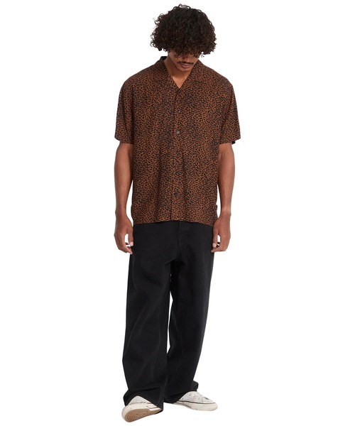 VOLCOM（ボルコム）の「VOLCOM/ボルコム メンズ 半袖シャツ V_A0412612（シャツ/ブラウス・メンズ・ブラウン・L/M）」の5枚目の写真