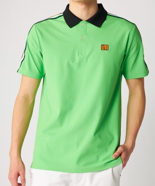 LOUDMOUTH/ラウドマウス ゴルフウェア ベーシック ECO マイクロカノコ 吸汗速乾 UVカット 半袖シャツ