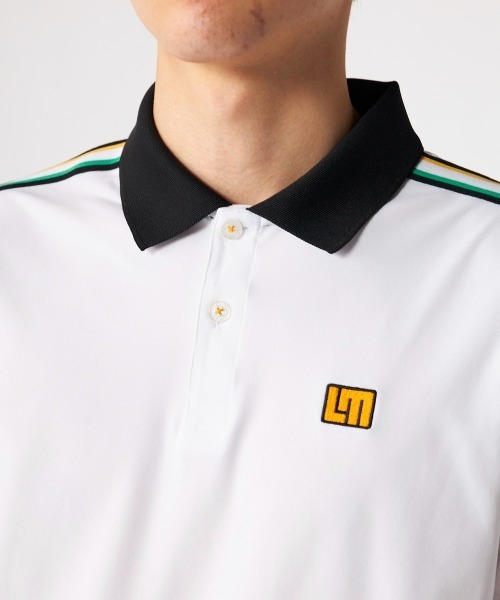 Loudmouth（ラウドマウス）の「LOUDMOUTH/ラウドマウス ゴルフウェア ベーシック ECO マイクロカノコ 吸汗速乾 UVカット 半袖シャツ（Tシャツ/カットソー・メンズ・ブラック/ライトグリーン/ホワイト/レッド・3L/LL/M/L）」の8枚目の写真