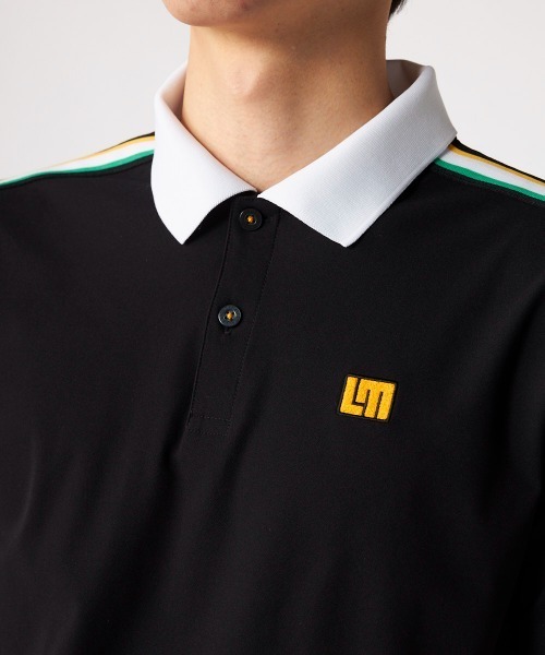 Loudmouth（ラウドマウス）の「LOUDMOUTH/ラウドマウス ゴルフウェア ベーシック ECO マイクロカノコ 吸汗速乾 UVカット 半袖シャツ（Tシャツ/カットソー・メンズ・ブラック/ライトグリーン/ホワイト/レッド・3L/LL/M/L）」の12枚目の写真