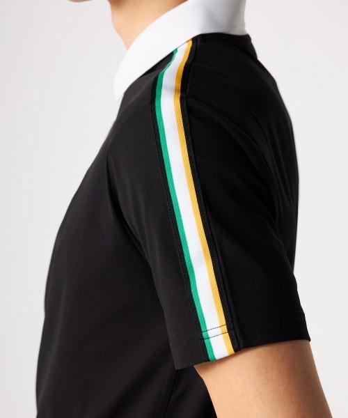 Loudmouth（ラウドマウス）の「LOUDMOUTH/ラウドマウス ゴルフウェア ベーシック ECO マイクロカノコ 吸汗速乾 UVカット 半袖シャツ（Tシャツ/カットソー・メンズ・ブラック/ライトグリーン/ホワイト/レッド・3L/LL/M/L）」の13枚目の写真