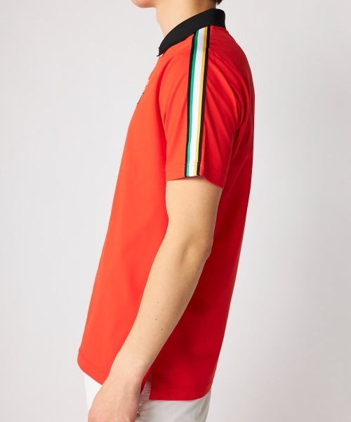 Loudmouth（ラウドマウス）の「LOUDMOUTH/ラウドマウス ゴルフウェア ベーシック ECO マイクロカノコ 吸汗速乾 UVカット 半袖シャツ（Tシャツ/カットソー・メンズ・ブラック/ライトグリーン/ホワイト/レッド・3L/LL/M/L）」の18枚目の写真