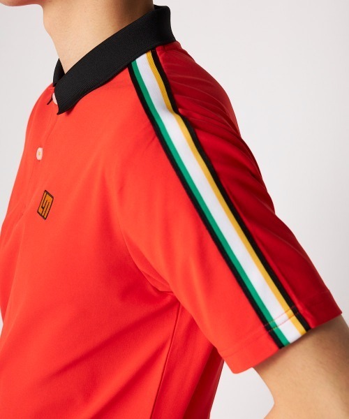 Loudmouth（ラウドマウス）の「LOUDMOUTH/ラウドマウス ゴルフウェア ベーシック ECO マイクロカノコ 吸汗速乾 UVカット 半袖シャツ（Tシャツ/カットソー・メンズ・ブラック/ライトグリーン/ホワイト/レッド・3L/LL/M/L）」の21枚目の写真