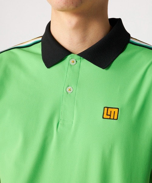 Loudmouth（ラウドマウス）の「LOUDMOUTH/ラウドマウス ゴルフウェア ベーシック ECO マイクロカノコ 吸汗速乾 UVカット 半袖シャツ（Tシャツ/カットソー・メンズ・ブラック/ライトグリーン/ホワイト/レッド・3L/LL/M/L）」の16枚目の写真
