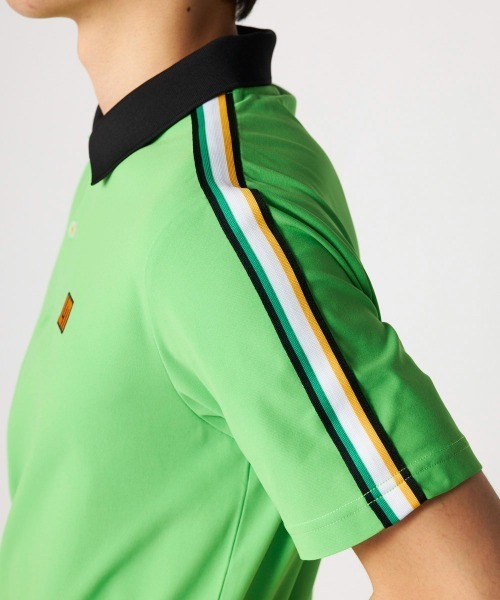 Loudmouth（ラウドマウス）の「LOUDMOUTH/ラウドマウス ゴルフウェア ベーシック ECO マイクロカノコ 吸汗速乾 UVカット 半袖シャツ（Tシャツ/カットソー・メンズ・ブラック/ライトグリーン/ホワイト/レッド・3L/LL/M/L）」の17枚目の写真