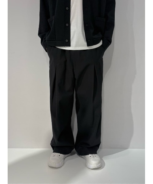 onegravity(ワングラビティ)の「onegravity / ボックスプリーツ ワイドレッグパンツ(その他パンツ・メンズ・ブラック・MEDIUM/LARGE)」の10枚目の写真