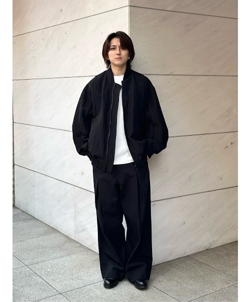 onegravity(ワングラビティ)の「onegravity / ボックスプリーツ ワイドレッグパンツ(その他パンツ・メンズ・ブラック・MEDIUM/LARGE)」の11枚目の写真