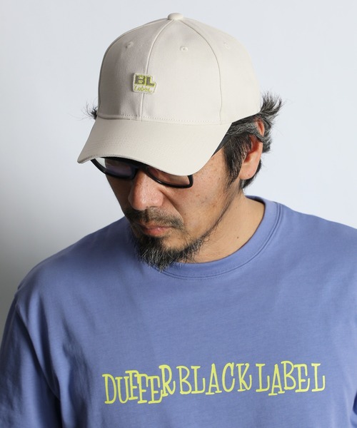 The DUFFER of ST.GEORGE(ザダファーオブセントジョージ)の「〔BLACK LABEL〕BL PATCH 6PANEL CAP:6パネル オリジナル キャップ(キャップ・メンズ・ホワイト/グレー/ブラック・F)」の2枚目の写真