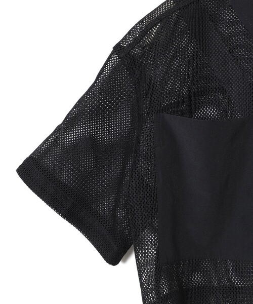 Ray BEAMS（レイビームス）の「【7/31再値下げ】メッシュ クロップド シャツ（シャツ/ブラウス・レディース・ブラック/ホワイト・ONE SIZE）」の15枚目の写真