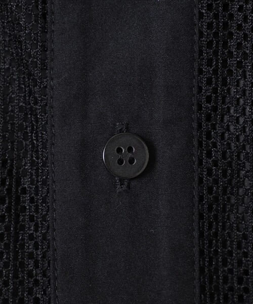 Ray BEAMS（レイビームス）の「【7/31再値下げ】メッシュ クロップド シャツ（シャツ/ブラウス・レディース・ブラック/ホワイト・ONE SIZE）」の17枚目の写真