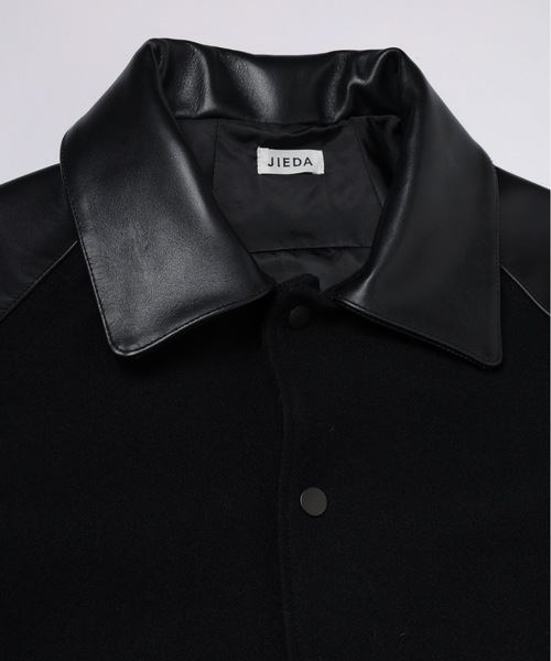 Jieda(ジエダ)の「DRAPING VARSITY JACKET(スタジャン・メンズ・ブラック/グレー・2/1)」の20枚目の写真