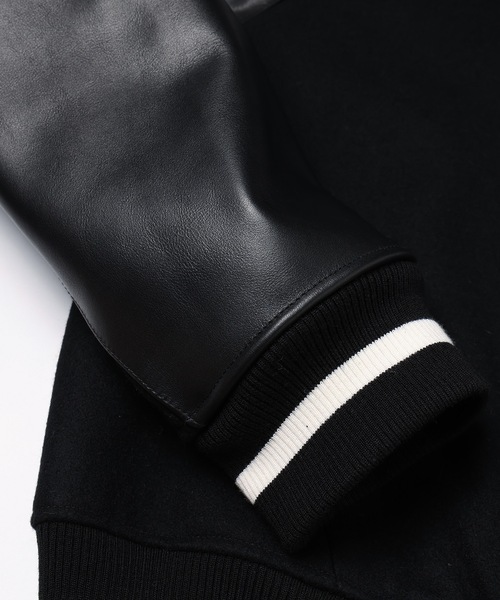 Jieda(ジエダ)の「DRAPING VARSITY JACKET(スタジャン・メンズ・ブラック/グレー・2/1)」の22枚目の写真