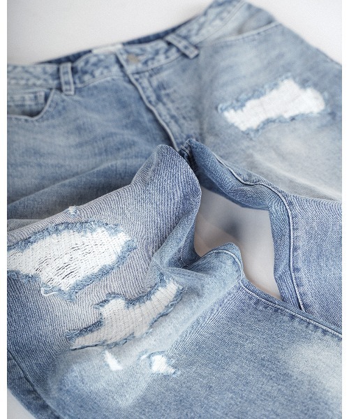 #Re:room(リルーム)の「ヴィンテージリメイクワイドデニムパンツ(デニムパンツ・メンズ・ブルー・MEDIUM/SMALL)」の15枚目の写真
