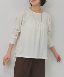 バックダブル長袖Tシャツ