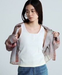 JEANASIS | コットンリブヘンリータンク/663088(タンクトップ)