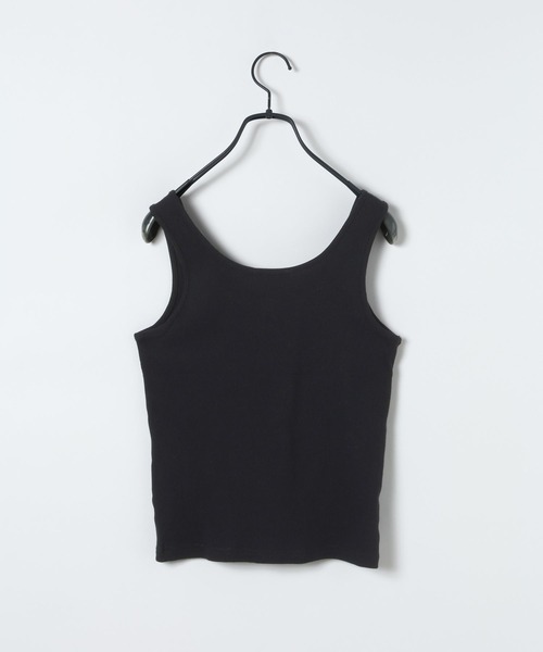 JEANASIS(ジーナシス)の「コットンリブヘンリータンク/663088(タンクトップ・レディース・ブラック/ホワイト/レッド/グレー・FREE)」の5枚目の写真