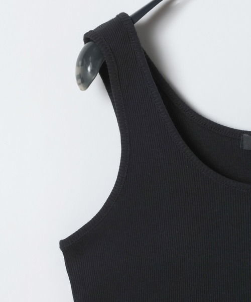JEANASIS(ジーナシス)の「コットンリブヘンリータンク/663088(タンクトップ・レディース・ブラック/ホワイト/レッド/グレー・FREE)」の7枚目の写真