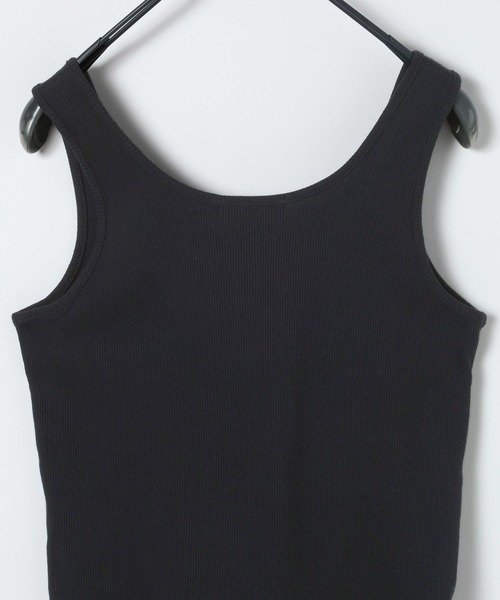JEANASIS(ジーナシス)の「コットンリブヘンリータンク/663088(タンクトップ・レディース・ブラック/ホワイト/レッド/グレー・FREE)」の9枚目の写真