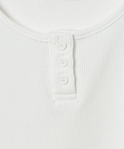 JEANASIS(ジーナシス)の「コットンリブヘンリータンク/663088(タンクトップ・レディース・ブラック/ホワイト/レッド/グレー・FREE)」の10枚目の写真