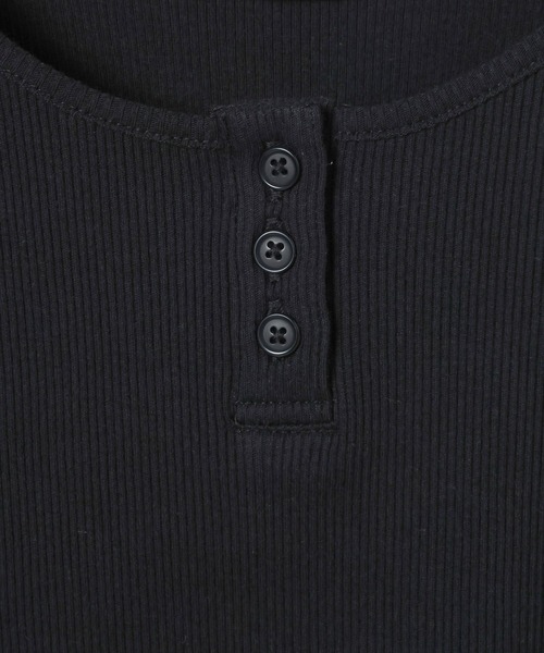 JEANASIS(ジーナシス)の「コットンリブヘンリータンク/663088(タンクトップ・レディース・ブラック/ホワイト/レッド/グレー・FREE)」の11枚目の写真