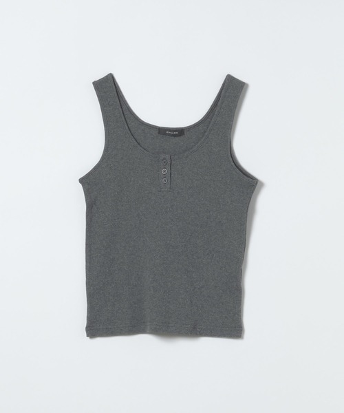 JEANASIS(ジーナシス)の「コットンリブヘンリータンク/663088(タンクトップ・レディース・ブラック/ホワイト/レッド/グレー・FREE)」の16枚目の写真