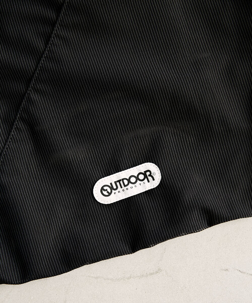 OUTDOOR PRODUCTS（アウトドアプロダクツ）の「OUTDOOR PRODUCTS × PUBLUX/アウトドアプロダクツ 別注 メッシュ フリル トートバッグ　限定展開（トートバッグ・レディース・オフホワイト/グレー/ブラック・ONE SIZE）」の4枚目の写真