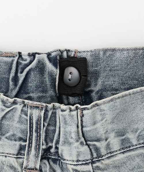 LOVETOXIC（ラブトキシック）の「【LTXC】デニムバルーンスカート（スカート・キッズ・グレー/ブルー・M:150cm/S:140cm/130cm/L:160cm）」の6枚目の写真