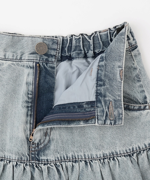 LOVETOXIC（ラブトキシック）の「【LTXC】デニムバルーンスカート（スカート・キッズ・グレー/ブルー・M:150cm/S:140cm/130cm/L:160cm）」の7枚目の写真